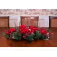 thumbnail image 3 of Candelabro navideño artificial con hortensias casi natural, 3 of 6