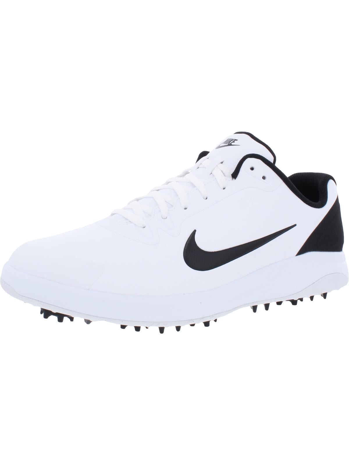 Nike Infinity G Men's Waterproof Spiked Golf Shoes Black-White Size 10.5W