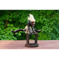 thumbnail image 2 of Handmade Wooden Primitive Tribal Funny Statue Gymnastic Handstand On The Beam Wooden Hand Carved Bar Decor, 2 of 5