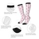 thumbnail image 3 of Fotbe Flamingo On Checkered Calcetas Divertidas Estampadas para Hombre y Mujer, Calcetas de Algodón hasta la Rodilla para Caminar, Correr, Enfermería y Embarazo, 3 of 6