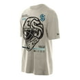 thumbnail image 2 of Men's New Era Tan Seattle Kraken Goalie Mask T-Shirt, 2 of 3