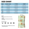 thumbnail image 6 of Uemuo Tropical Flowers Pattern Men's Sleeveless T-Shirt,Muscle Athletic Tank Top, Moisture-wicking Quick-dry Breathable Classic Tee Top for Gym Run Outdoor Sports-Small, 6 of 8