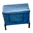 thumbnail image 4 of Caseta para gatos con calefacción, resistente a la intemperie y con almohadilla térmica para balcones y jardines. azul L, 4 of 8