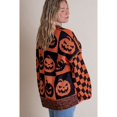 thumbnail image 5 of Suéteres de manga larga con cuello redondo y estampado estético de hombre de jengibre para mujer de Combhasaki para Navidad y Halloween, suéteres sueltos de punto, 5 of 5