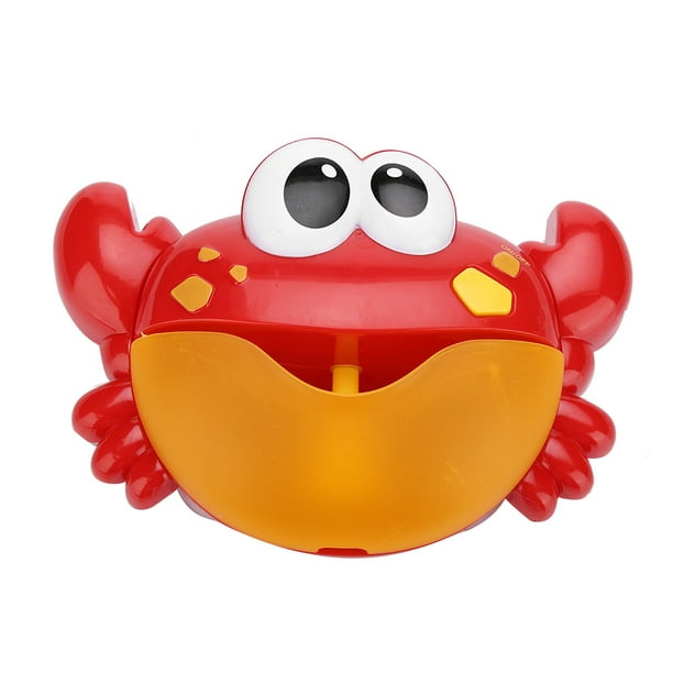 Fdit Jouet de Bain pour Enfants Machine à Bulles de Crabe, Fabricant  Automatique de Bulles en Forme de Crabe de Bande Dessinée 12 Chansons de  Bébé 