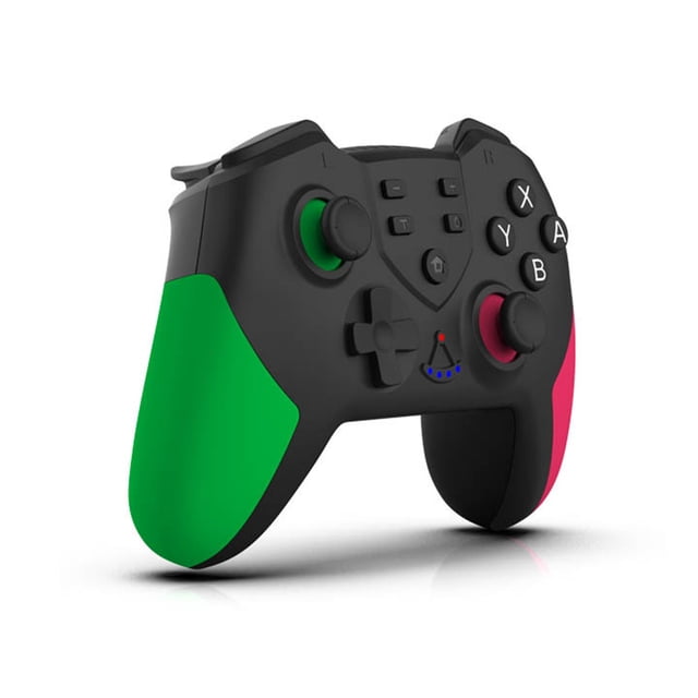Methold Controlador inalámbrico compatible con Bluetooth para PRO para NS Switch Video Game USB Joystick Control Gamepad inalámbrico Videojuegos y accesorios rosa verde