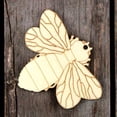 thumbnail image 5 of MLINS  10 PCS Bee Decorations Present Wood Craft Shapes Fruit Tassel Charm DIY, 5 of 8