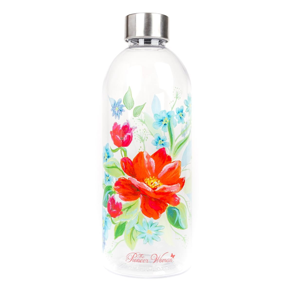 The Pioneer Woman 34oz Tritan Water Bottle- Floral Print by core home
