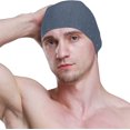 thumbnail image 3 of FYBTO Swimming Cap Classic Meadow Flowers Blue Unisex Adult FYBTO Polyester, 3 of 4