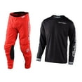 thumbnail image 1 of Troy Lee Designs GP Mono Black/Orange Jersey Pant Combo (X-Large / Pant W34), 1 of 2