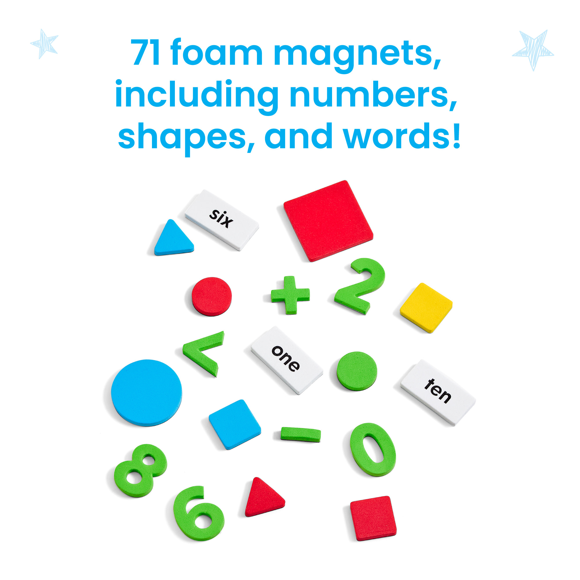 hand2mind Numbers and Shapes Activity Tray, Includes 10 Activities, Ages 3+