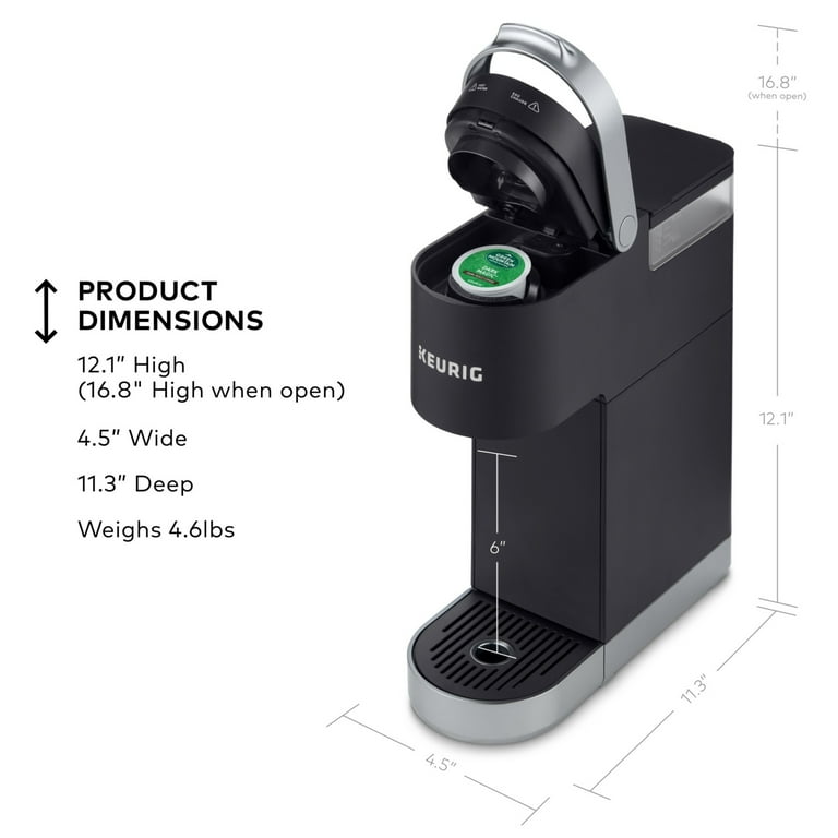 Keurig K Mini Plus Single Serve K Cup Pod Coffee Maker with Strong Brew Button Black Walmart