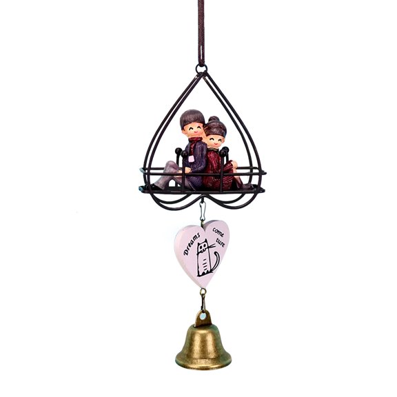 Miyuadkai Wind Chimes for Outside Clearance Memorial Wind Chime Outdoor Wind Chime Unique Tuning Relax Soothing Melody Sympathy Wind Chime for Mom and Dad Garden Patio Porch Home Decor Room Decor Red