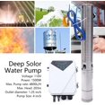 thumbnail image 3 of 4" Solar Water Deep Well Submersible Pump 110V 1500W DC Submersible stainless steel Farm Irrigation + MPPT Controller Kit 4DSC4.5-203-110-1500 (110V 1500W, 4500L/H), 3 of 5
