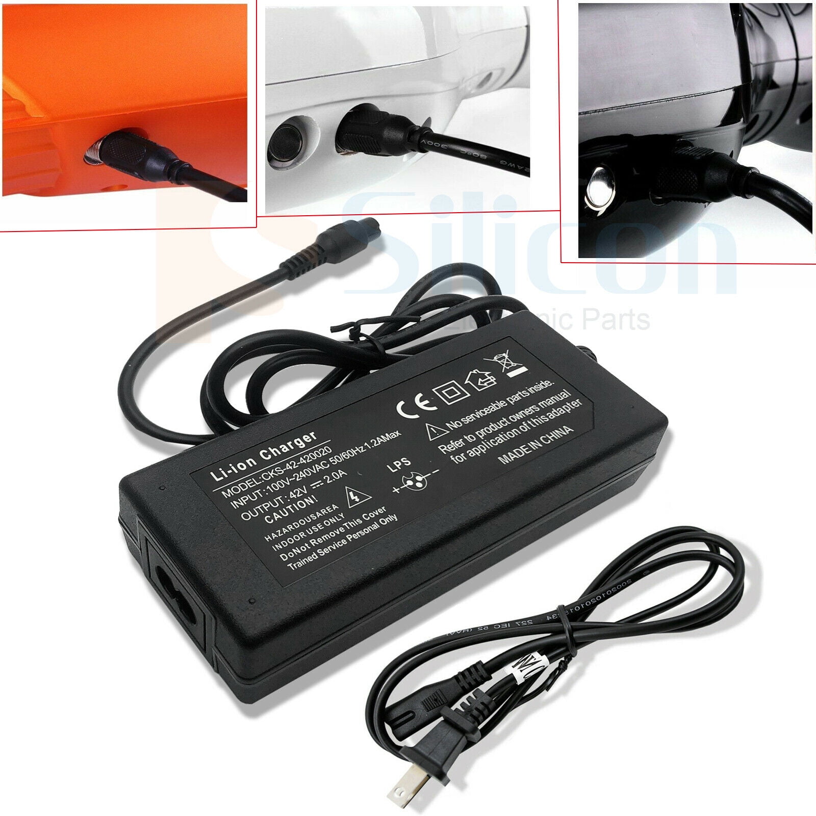 12 Volt Charger for Power Wheels W4473 X6642 Y8409 Barbie Jammin Jeep Wrangler