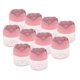 thumbnail image 2 of 10 Tarros Transparentes Redon de Plástico Vacíos de 20 Tapones ​​para Almacenar Bálsamos Labiales, Cremas, Maquillaje, Cosméticos, Mu Zulema Caja de jarra cosmética de maquillaje vacío, 2 of 8