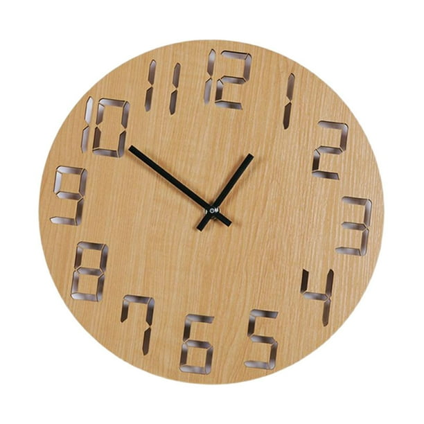 Reloj de pared de de 30 cm para decoración para hogar, reloj de