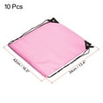 thumbnail image 2 of Unique Bargains 42x34cm Nylon Drawstring Bag Bulk Storage Cinch Backpack Sack, Pink 10 Pack, 2 of 5
