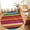 Orange, variant on Entryway Rug 2'x3', Mexican Style Kitchen Runner Rugs Non-Slip Carpet Mats, Colorful Mexico Stripes Orange Red Bedside Rugs Runners Washable Floor Carpet for Bathroom Laundry Room