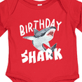 thumbnail image 4 of Inktastic Birthday Shark Boys or Girls Long Sleeve Baby Bodysuit, 4 of 5
