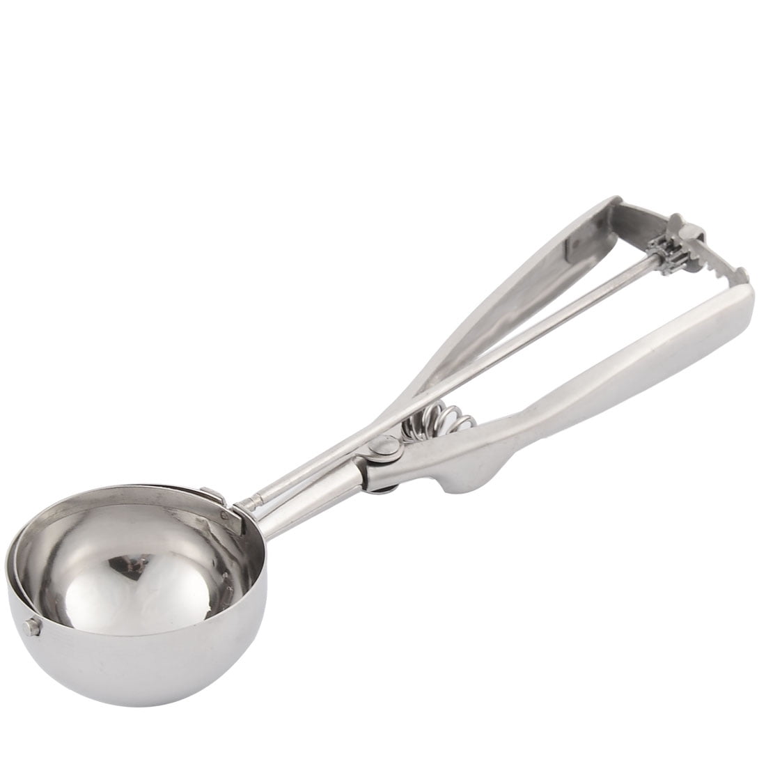 Home Kitchen Coffee Shop Metal Ice Cream Scoop Spoon Silver Tone 6cm