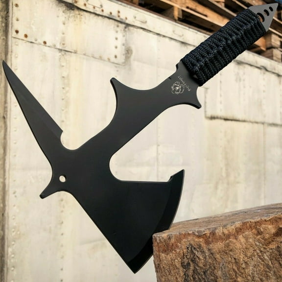 15" Outdoor Camping Black Survival Axe