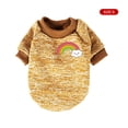 thumbnail image 4 of Methold Ropa para perros, chaleco para cachorros, sin hebillas, varios tamaños, ropa para cachorros, camisa, disfraces, atuendo, camisetas elásticas Ropa para mascotas Caqui S Methold PT003804-73B, 4 of 6
