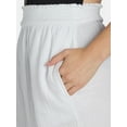 thumbnail image 4 of Time and Tru Women's and Women's Plus Cotton Gauze Beach Coverup Pants, Sizes XS-3X, 4 of 5