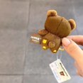 thumbnail image 4 of New Kawaii Cartoon Rilakkuma Plush Doll Pendant Keychain Backpack Decoration Couple Cute Children Toys Christmas Gift For Girls, 4 of 5