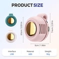 thumbnail image 1 of Desktop Fan 360 Rotatable Clip On Fan Adjustable 3 Speed Portable Cooling Fan for Summer Outdoor Work Use, 1 of 7