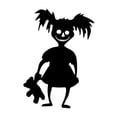 thumbnail image 2 of Pegatinas de pared para puerta de tela de fieltro de Halloween, decoración para casa embrujada Estilo C, 2 of 9