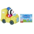 thumbnail image 2 of Peppa Pig Little Buggy Vehicle Preschool Toy, Zoe Zebra in Mail Truck, 2 of 4