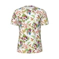 thumbnail image 5 of Wukai Wild Exotic Birds And Flowers Print Men's Short-Sleeved Mesh T-Shirt,Quick-Dry Short Sleeve Workout T-Shirt-4X-Large, 5 of 8