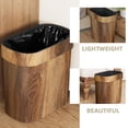 thumbnail image 3 of AURARMLET Kitchen Bin De Plástico Ligero Con Acabado Imitación Madera Ideal Para Y Oficina, 3 of 8