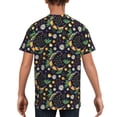 thumbnail image 5 of Wukai Snake And Flower Youth Unisex Short Sleeve T-Shirt for Boys, Girls, Teens, and Kids-X-Large, 5 of 7