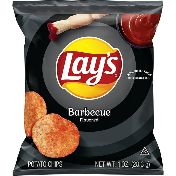 Lay's Barbecue Flavored Potato Chips, 1 oz Bag