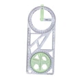 thumbnail image 4 of Geometric Ruler, Drawing Template, Form Work Office Painting, Measuring Stencil, style D, 4 of 8