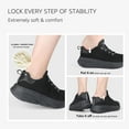 thumbnail image 6 of STQ Women's Walking Shoes Slip on Cushioned Breathable Sneakers All Black US 6, 6 of 6