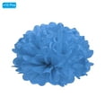 thumbnail image 3 of Unique Bargains 6' Tissue Pom Poms Paper Flowers Ball Wedding Party Decoration, Blue 10 Pack, 3 of 6