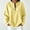 Yellow, variant on NominalSnug Womens Fleece Sweatshirts with Pockets Half Zip Cotton Pullover Tops Quarter Zipper Hoodies Fall Winter Clothing