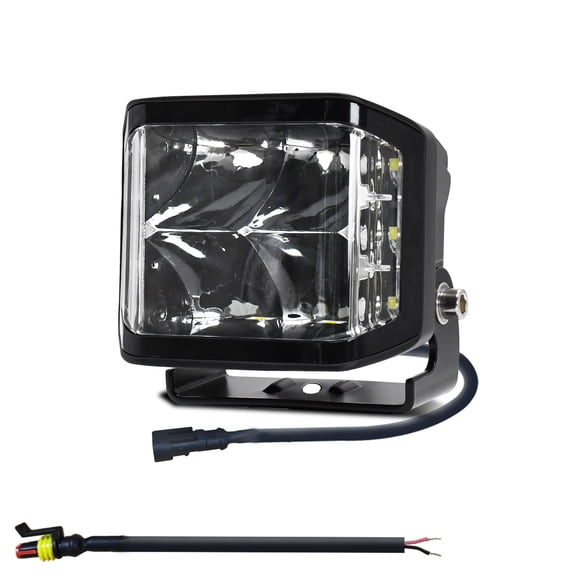 Mistaha 100W E14 LED Work Light with 10 High-power LED Chips, 10000LM Brightness, Aviation Aluminum Alloy, IP67 Waterproof, 6000K Color Temperature