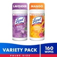thumbnail image 2 of (3 pack) Lysol® Disinfecting Wipes - (1 Brand New Day™ Lavender & Cotton Blossom + 1 Brand New Day™ Mango & Hibiscus) 3/(2x80) Ct., 2 of 16