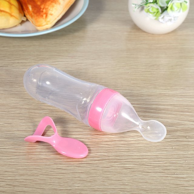 Children's Food Bottle Rice Cereal Spoon 90ml