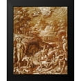 thumbnail image 2 of Zucchi, Jacopo 12x14 Black Modern Framed Museum Art Print Titled - The Age of Gold, 2 of 5