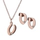 thumbnail image 1 of Set de Joyería para Mujer Iniciales LuckyLy, Collar y Aretes Oro Rosa 18k, Modelo Yara rosa UNITALLA, 1 of 7