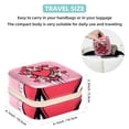 thumbnail image 5 of Valentine's Day Travel Portable Square Jewelry Box Organizer for Rings Earrings Necklaces Bracelets Girls Women, 5 of 6