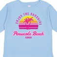 thumbnail image 4 of Inktastic Summer Enjoy the Sunshine Pensacola Beach Florida in Pink Boys or Girls Long Sleeve Toddler T-Shirt, 4 of 5