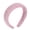 Pink, variant on Fluffy Fuzzy Headband, Solid Color Hair Band for Women, Plush Headband, Soft Fuzzy Hair Hoop Fashion Accessory, White