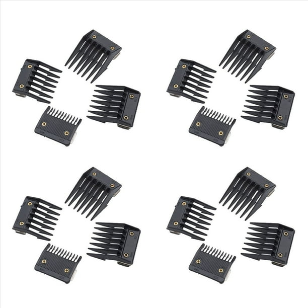 Juego de 16 Peines Adjuntos para con GuíA de Corte con Respaldo de Metal 3 mm 6 mm 9 mm 12 mm