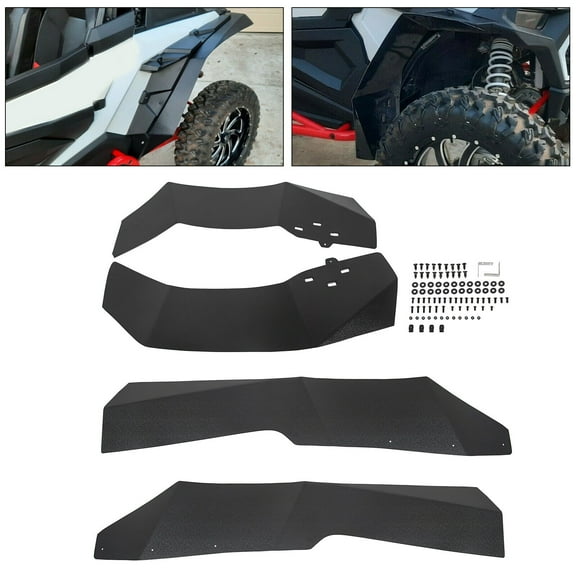 For 2014-22 Polaris RZR XP 1000 & XP 1000 4 Extended Fender Flares Mud Flaps